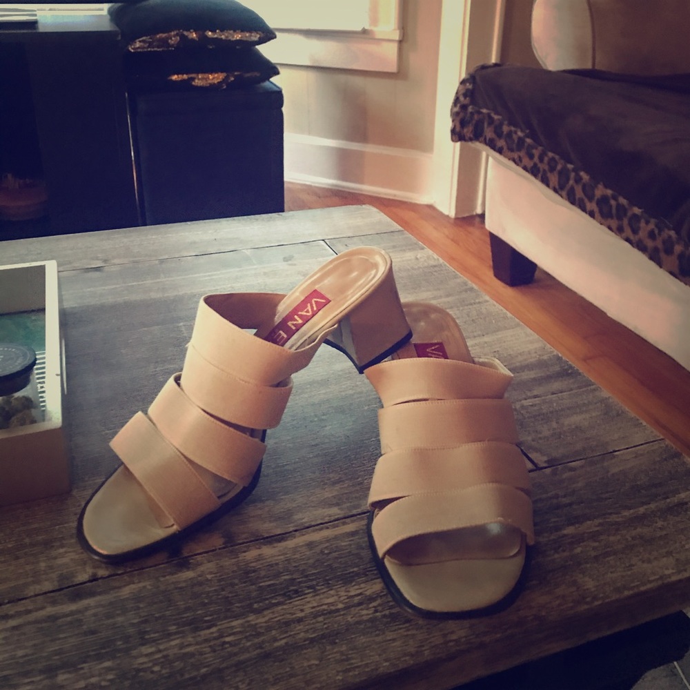Good condition heeled sandals